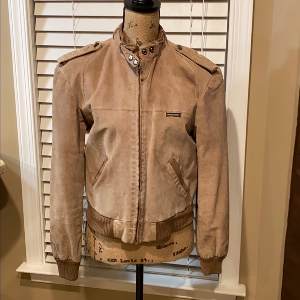 VINTAGE MEMBERS ONLY SUEDE JACKET